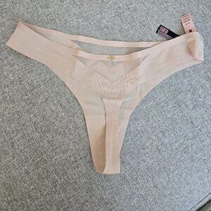 Two  Victoria's Secret underwair with mesh, SIZE M,  COLOR BLACK AND BEIGE
